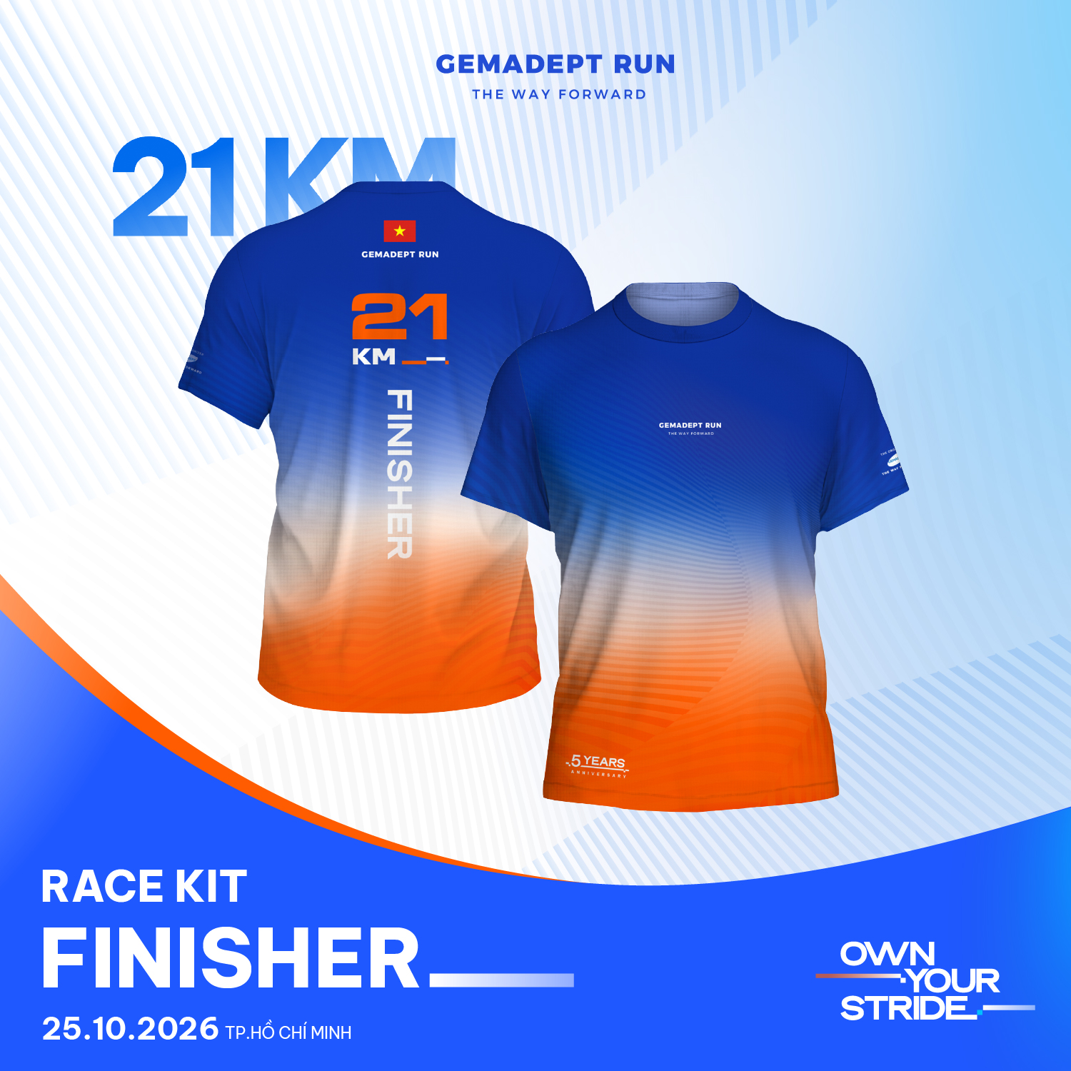 21KM Finisher T-shirt